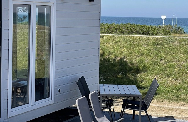 Anne Bonny Meerblick Tiny House im Garten des Teichhofes