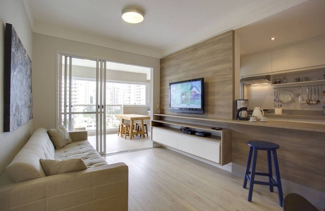 AP NEU 2 DORMS / 1SUITE TER GOURMET COMPL. SHOPPING MORUMBI STADT / SÜDGARTEN