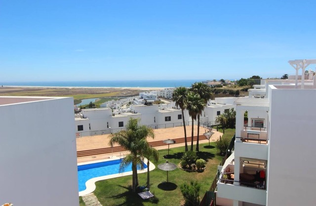 Ap. Playas de Conil - Luxus Apartment mit riesiger Dachterrasse mit Meerblick und Gemeinschaftspool