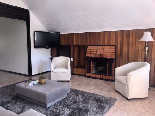 Apartamento encantador com lareira