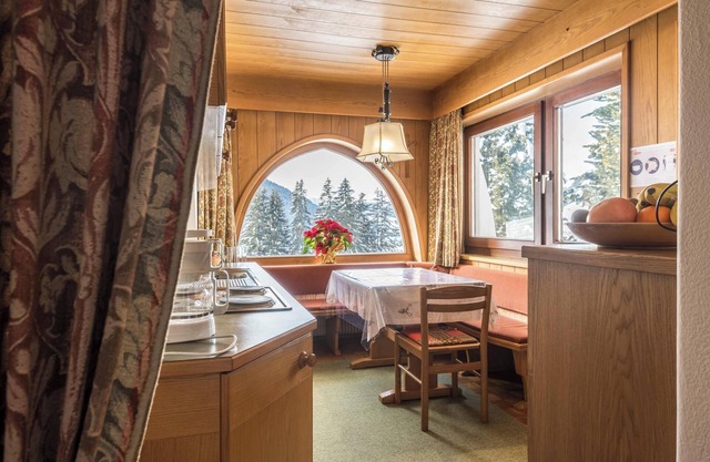 Ferienwohnung "Kleine Gartenwohnung Haus Forelle" an den Hängen mit Bergblick
