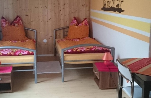 Ferienwohnung mit Blick auf Neuhaus und Burg Veldenstein