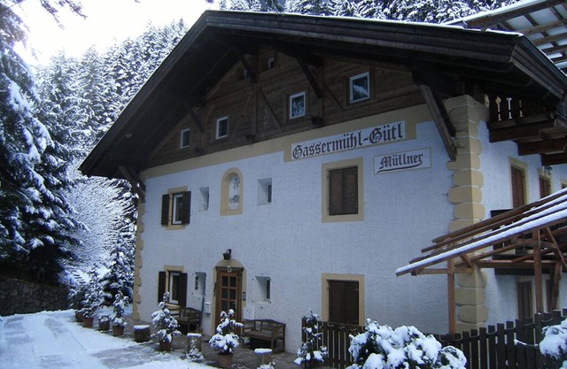 Ehem. Mühle am Bergbach: 7 moderne Studios, 2 Ferienzi., Aufenthaltsraum, Küche