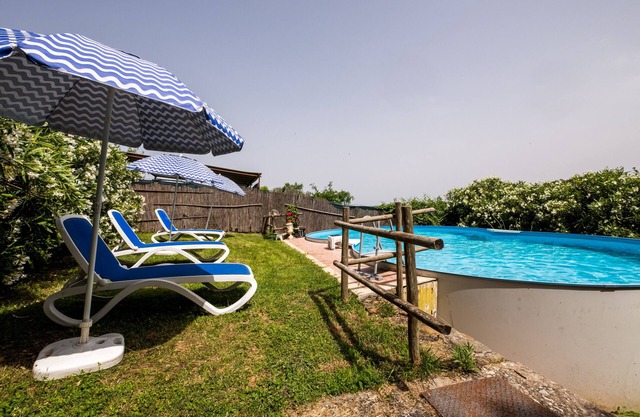 Ferienwohnung "Agriturismo La Pieve - Mimose" mit Gemeinschaftspool, Gemeinschaftsgarten und WLAN