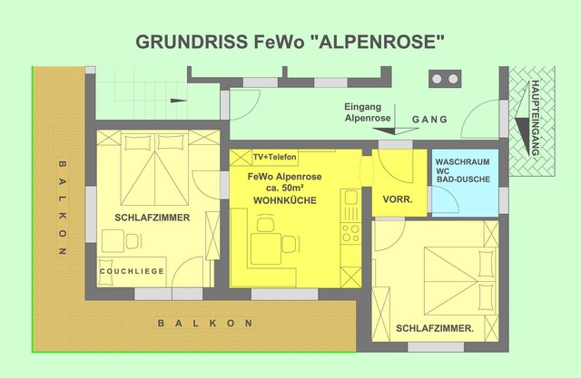 FeWo - ALPENROSE - Appartements Lechner
