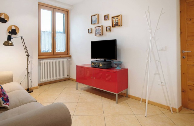 Ferienwohnung 'Appartamento Pieve' mit Bergblick und Balkon