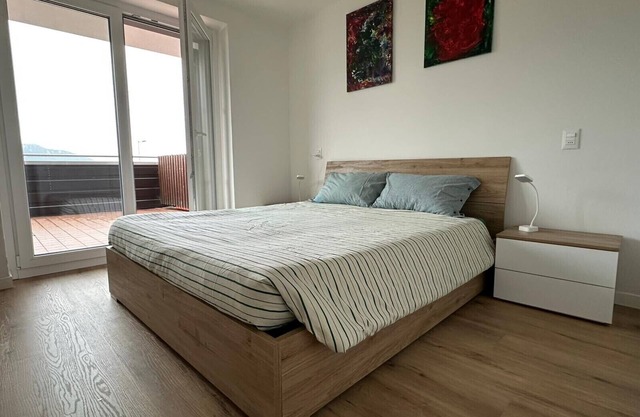 Ferienwohnung 'Appartamento Polsa 4' mit Bergblick, privater Terrasse und Gemeinschaftsgarten
