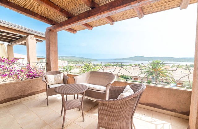 Apartment "Attico Il Fiordo" with Frontal Sea View, Shared Pool & Wi-Fi