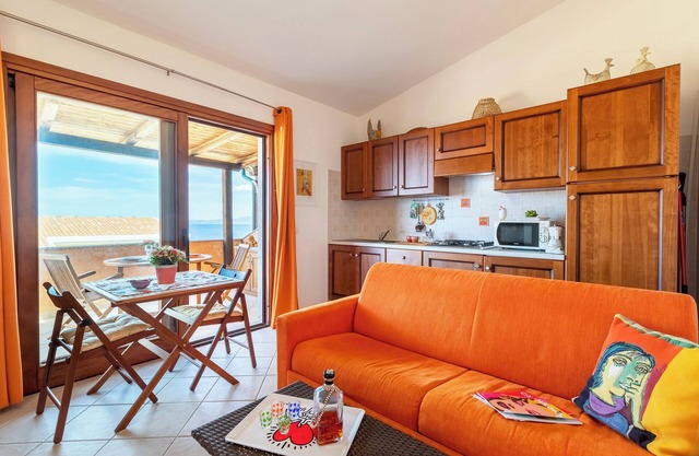Ferienwohnung 'Bella Vista Castelsardo' mit Meerblick, Balkon und Klimaanlage