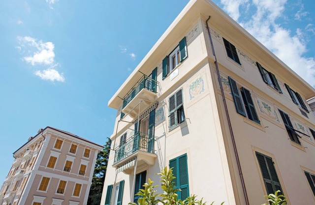 Ferienwohnung "Bilocale Mezzano in centro" mit Meerblick und Klimaanlage