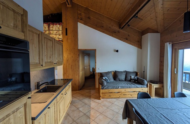 Wohnung, Bisanne - Les Saisies, am Fuße der Pisten, Schwimmbad, Panoramablick