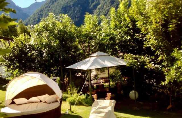 Appartement "Casa Weisstor", mit Rasen- und Gemüsegärten in Anwesenheit von Monte Rosa