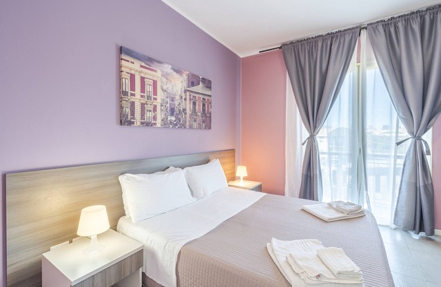 Ferienwohnung 'Camera 202 Con Balcone - Terrazza' mit Bergblick, Wi-Fi und Klimaanlage