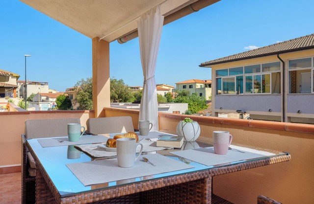 Ferienwohnung 'Carmen House' mit Balkon, Klimaanlage und WLAN