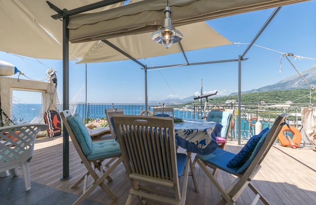 Apartment Carpe Diem mit bestem Meerblick, Utjeha Montenegro, Mittelmeer