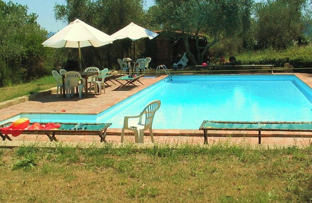 Ferienwohnung 'Casa Gialla A Murlo' mit Gemeinschaftspool, WLAN und Klimaanlage