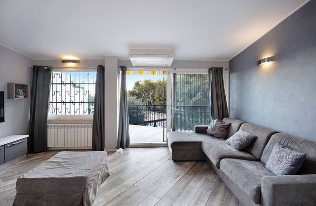 Ferienwohnung Casa gioia mit Meerblick, Garten und WLAN