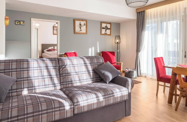 Ferienwohnung Ciasa De Marugiana in der Nähe des Skigebiets mit Bergblick und Terrasse