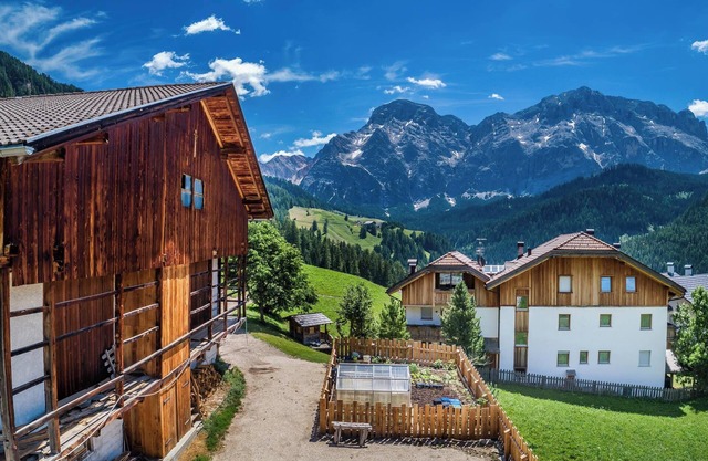 Ferienwohnung Ciasa Raut App Tamà mit Bergblick, Balkon und WLAN