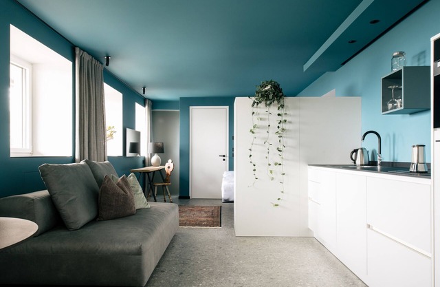 Ferienwohnung 'Cityview Apt 3' mit Bergblick, privater Terrasse und WLAN