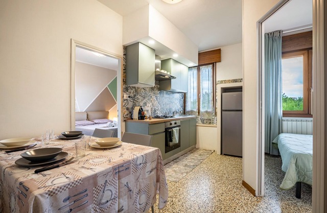 Ferienwohnung 'Corina Cavallino Treporti' mit Gemeinschaftsgarten, WLAN und Klimaanlage