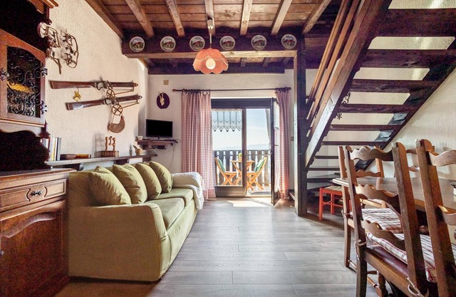Ferienwohnung 'Da Giorgio a Tremalzo' mit Bergblick und Balkon