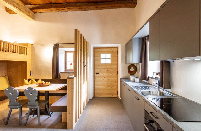 Ferienwohnung "Daimlhof Ferienwohnung Schlernstein" mit Bergblick, Garten, Balkon und WLAN
