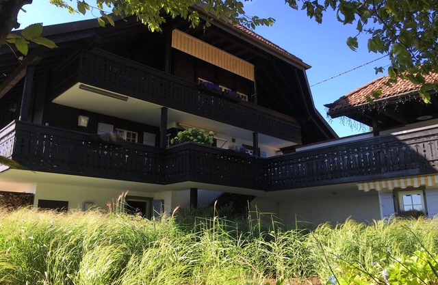 Ferienwohnung 'Deluxe' mit Bergblick, privater Terrasse und Wi-Fi