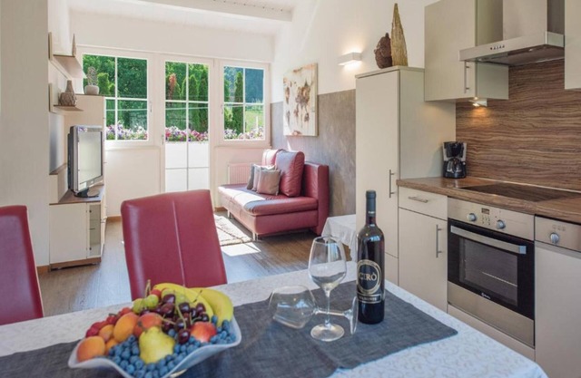 Apartment 'Gartenhof 2 Amadeus' mit Bergblick, gemeinsamer Terrasse und WLAN