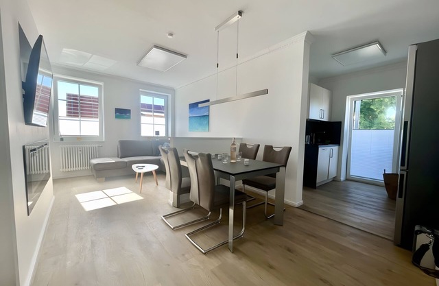 Apartment 'Hafenblick' with Sea View, Private Terrace and Wi-Fi