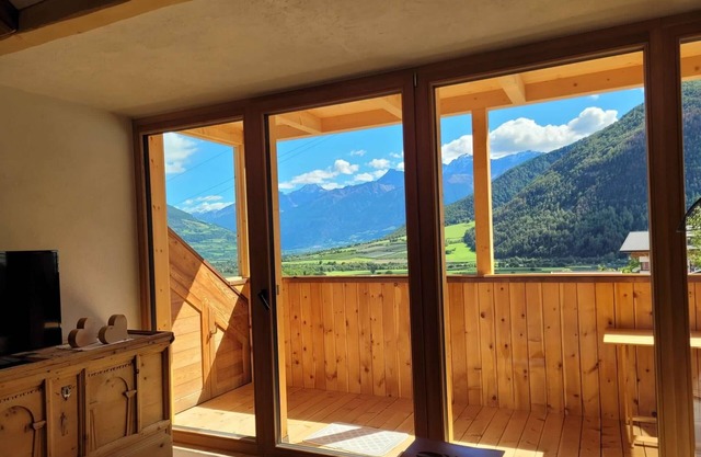 Ferienwohnung 'Hoamisch' mit Bergblick, Privatem Garten und Wi-Fi