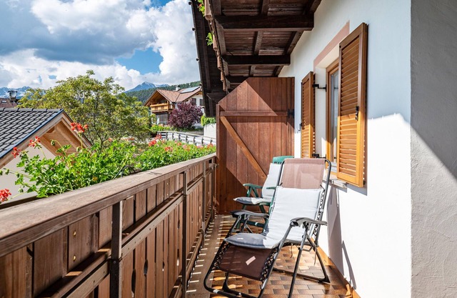 Ferienwohnung 'Hofblick' mit Bergblick, privater Terrasse und WLAN