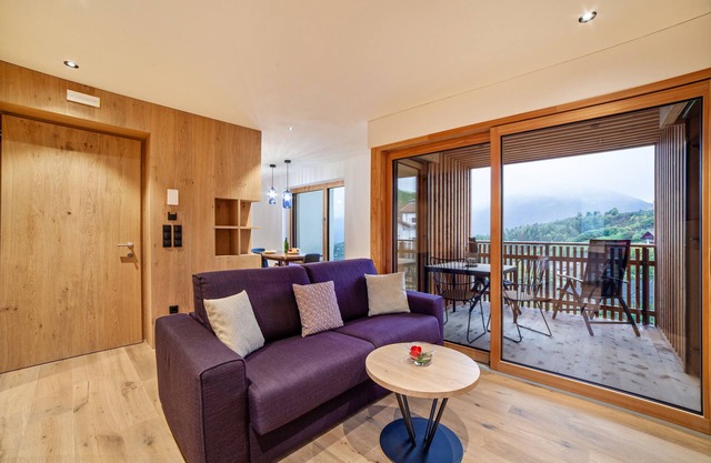 Ferienwohnung 'Hütterhof Winter' mit Bergblick, privater Terrasse und WLAN