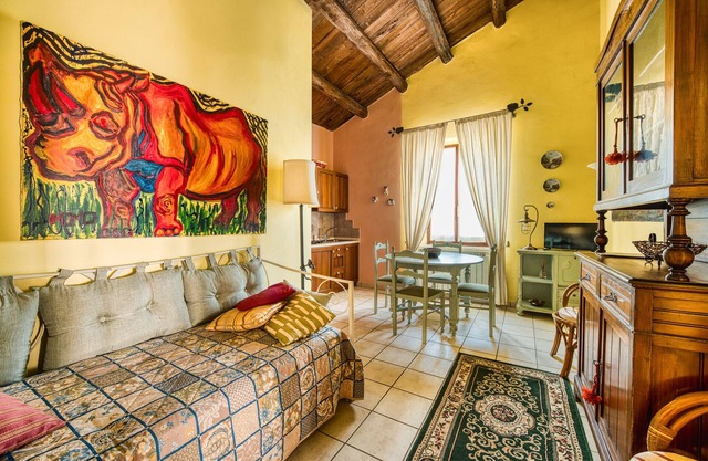 Ferienwohnung 'Il Grappolo E La Rosa Tea' mit Gemeinschaftsgarten und Wi-Fi