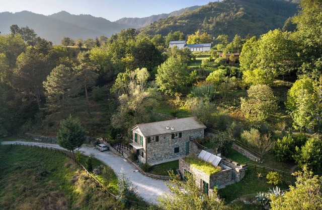 Ferienwohnung 'Il Mulino - Appartamento Terra' mit Bergblick, Gemeinschaftsgarten und Balkon