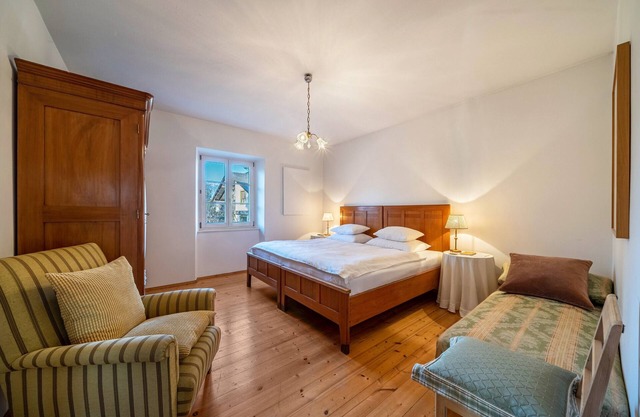 Ferienwohnung 'Im Garten 9' mit Bergblick, Privatem Garten und WLAN
