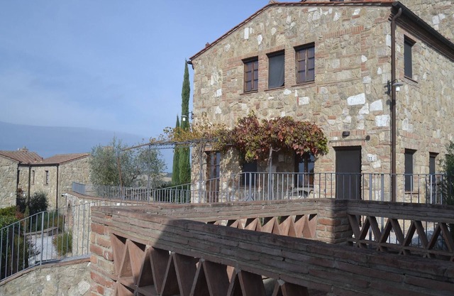 Asciano Wohnung Dorf in den Hügeln von Siena