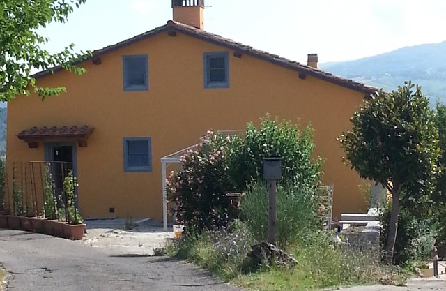 Apartment in colonica in der Toskana zwischen Olivenbäumen.