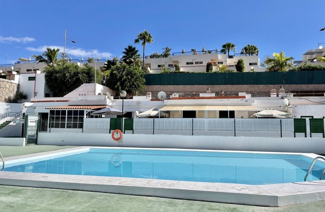 Wohnung in Mogan mit Schwimmbad und Aussicht