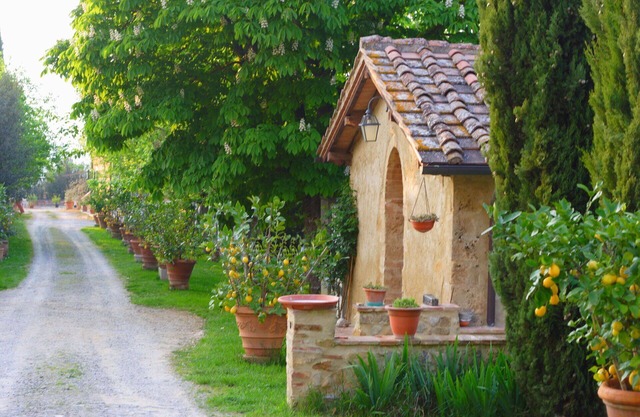 Wohnung in einem Ferienhaus mit W-LAN, Pool, TV, Innenhof, Panoramablick, bei San Gimignano