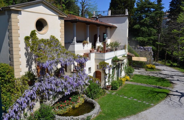 Wohnung in Villa mit Garten und Blick über Florenz