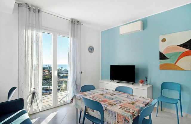 Ferienwohnung 'Iris' mit Meerblick, privater Terrasse und Klimaanlage