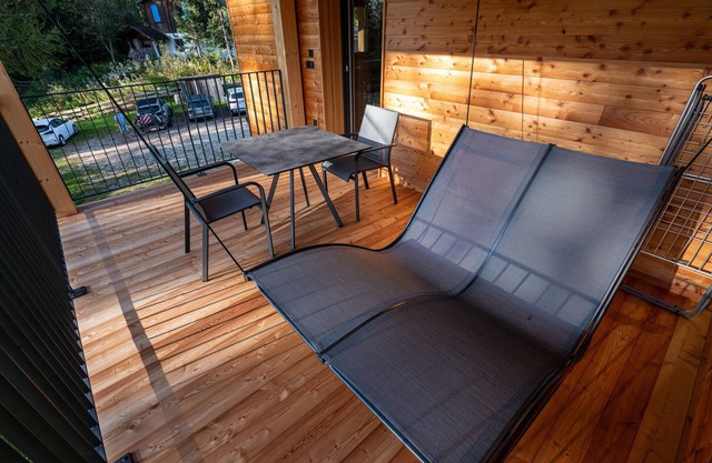 Ferienwohnung "Kesselberg" in der Nähe des Skigebietes mit Waldblick und Gemeinschaftsgarten