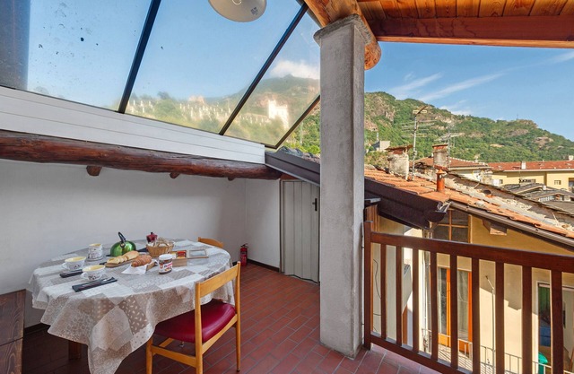 Apartment 'La Mansarda Del Viaggiatore' with Mountain View, Private Terrace and Wi-Fi