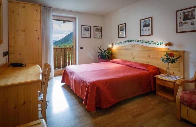 Wohnung La Locanda Bilocale 4 persone mit Bergblick, Balkon und WLAN