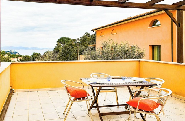 Ferienwohnung 'La Pergola al Cavo 13' mit Meerblick