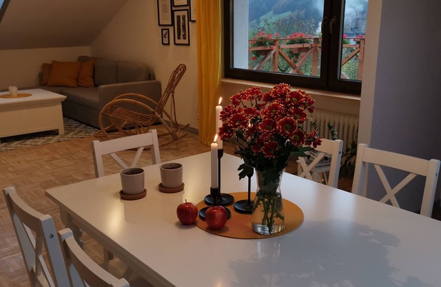 Ferienwohnung Lavender Hill. Wohnung mit 2 Schlafzimmern. Eine große Terrasse.