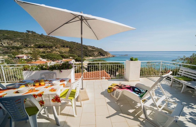 Ferienwohnung "Le Sirene Bilo 1" mit Meerblick, Terrasse und WLAN
