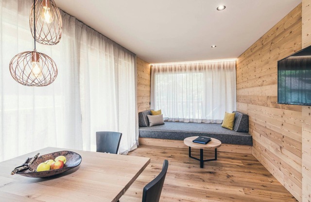 Ferienwohnung "Lichtung Woldererhof Sonnenlicht" mit Bergblick, Sauna & Balkon