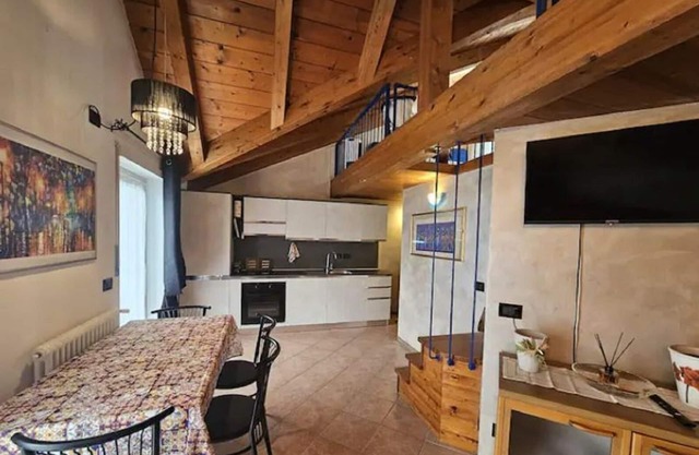 Apartment 'Mansarda Comano Terme' with Mountain View and Balcony